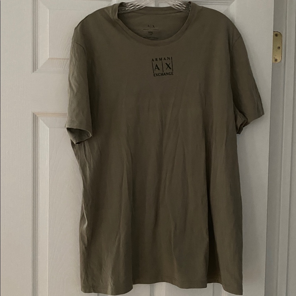 Armani Exchange Men's Light Gray Tee size Xxl